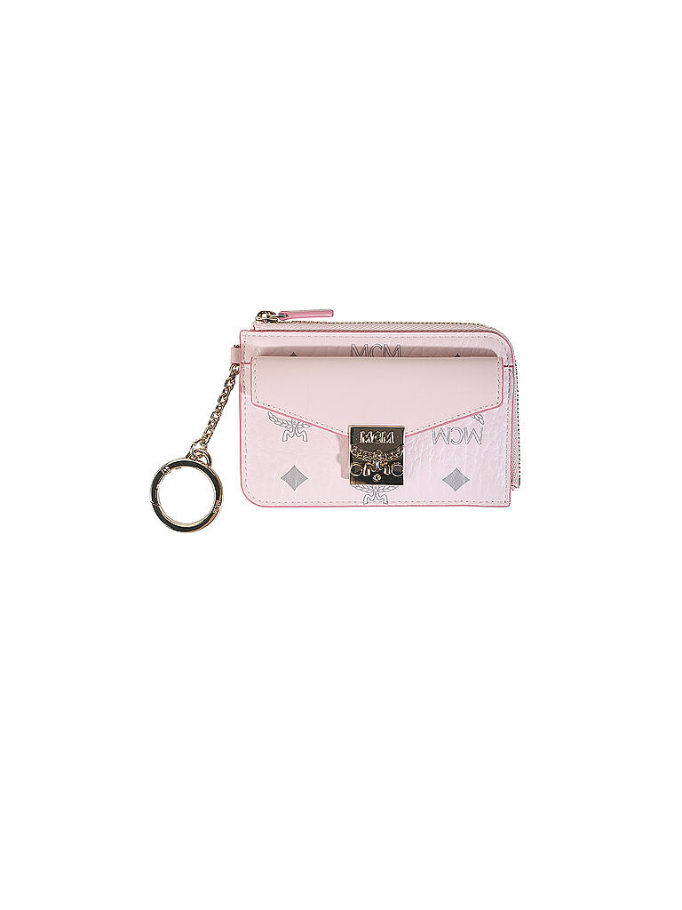 Original MCM TaschePatricia Millie Wallet Geldbörse mit online Schulterkette rosa